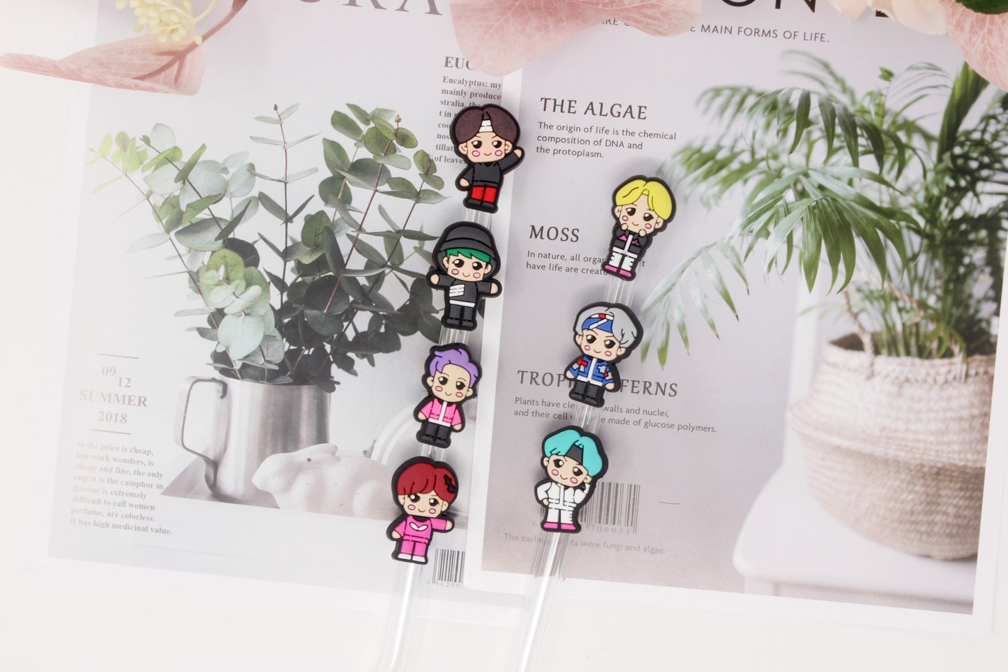 BTS Collection Straw toppers