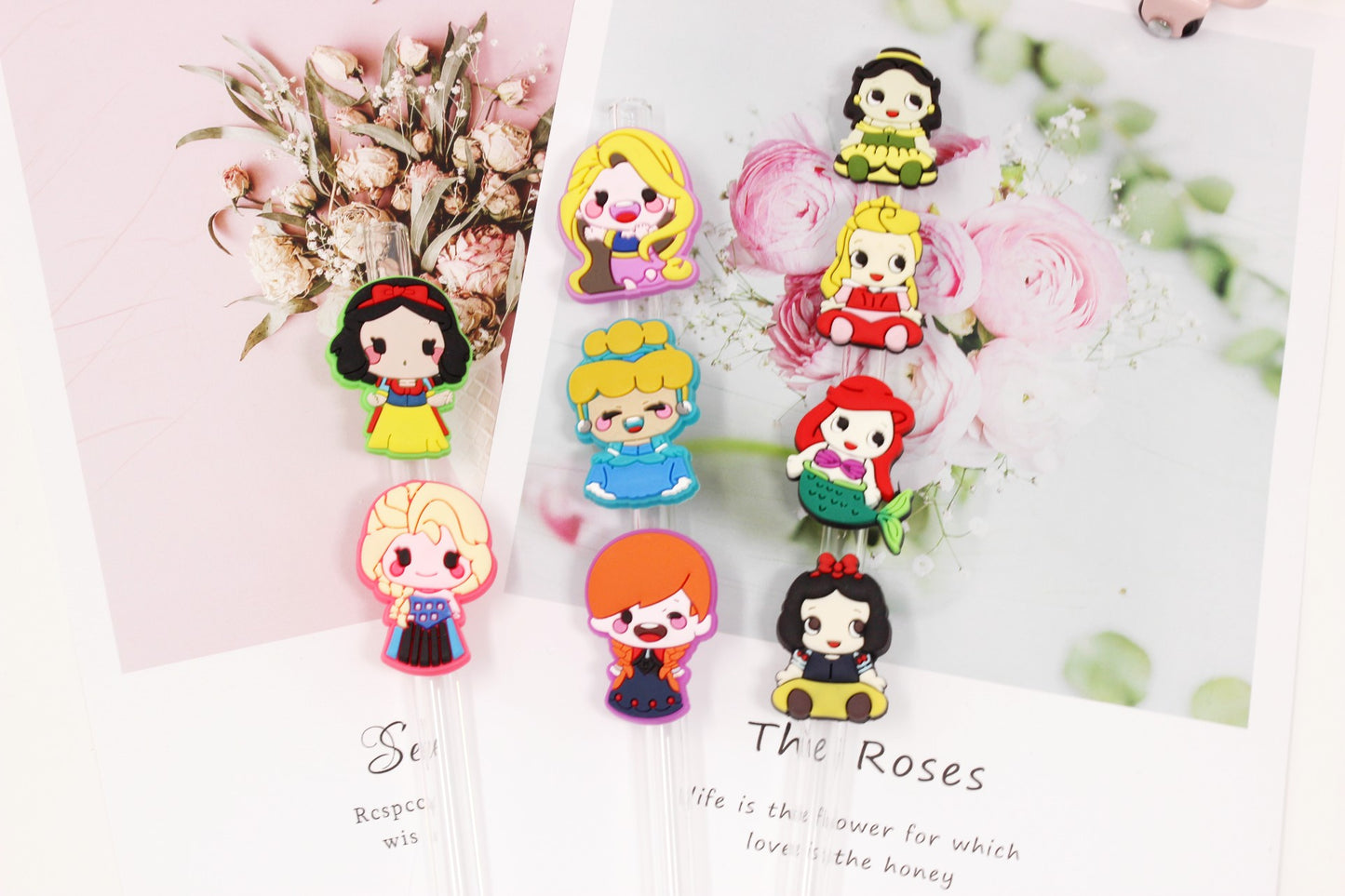 Princesses Collection Straw toppers