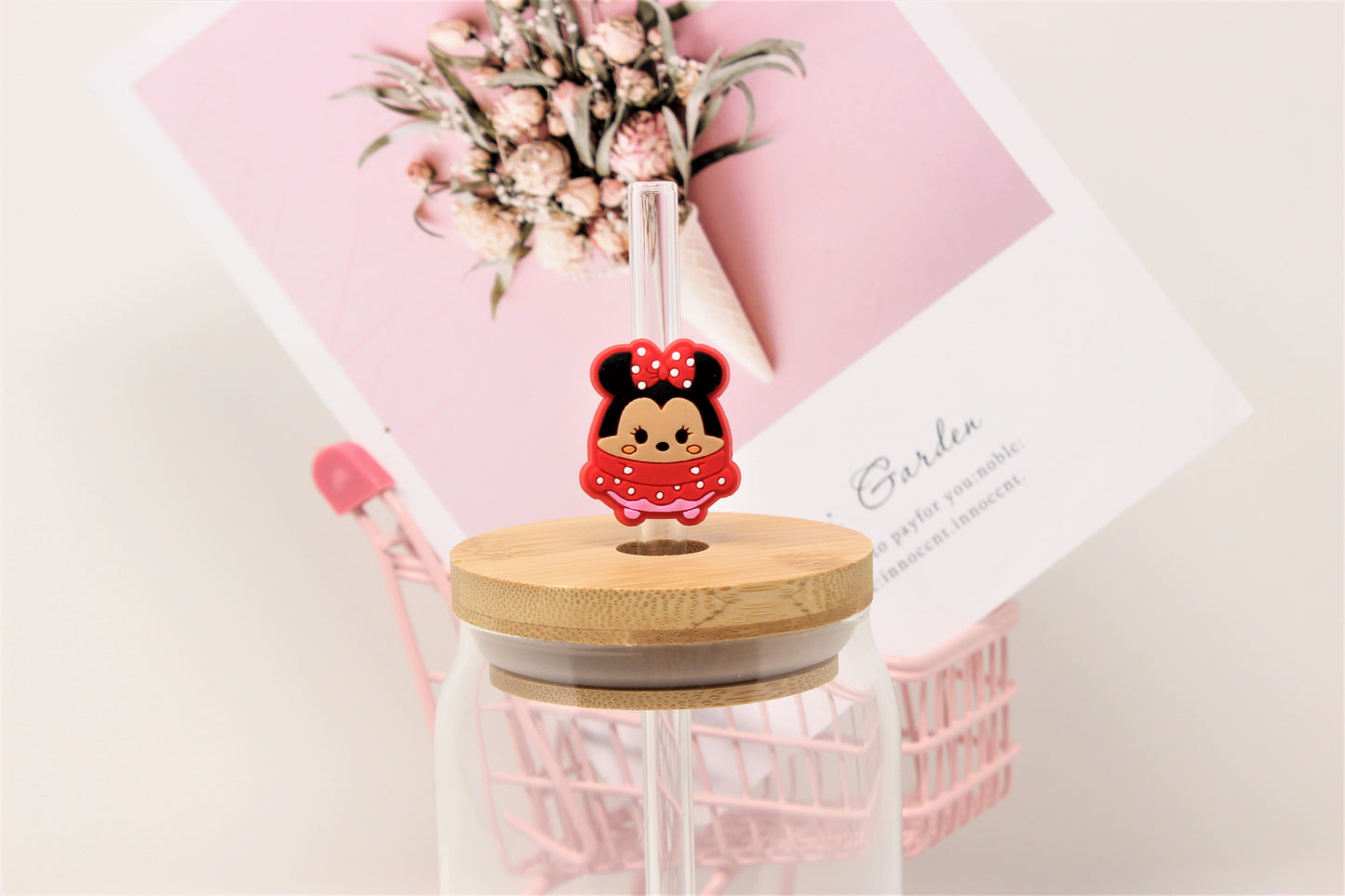 Round Characters Collection Straw toppers