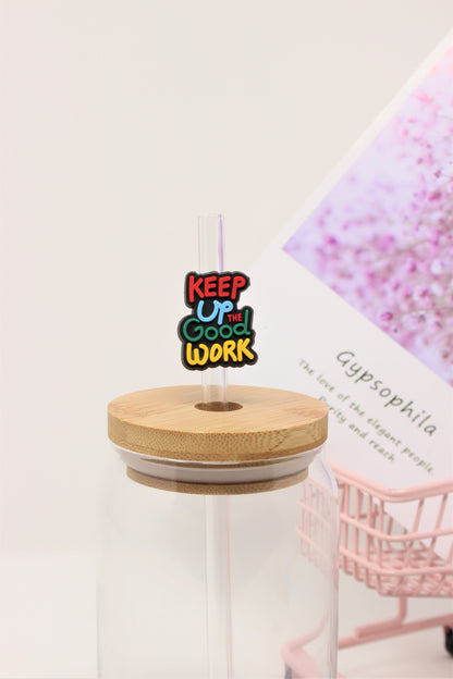 Motivational Quotes Collection Straw toppers