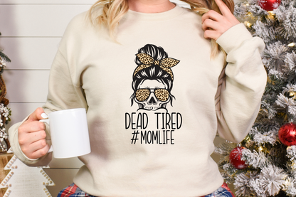 Dead Tired #momlife [DTF] | Ready to Apply | This is a Physical Product | Transfer |