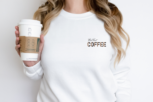 But First Coffee [Pocket Size] [DTF] | Ready to Apply | This is a Physical Product | Transfer |