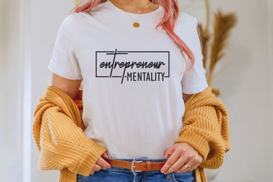 Entrepreneur Mentality [Screen Print] | Ready to Apply | This is a Physical Product | Transfer |