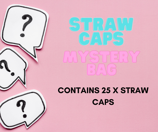 Mystery Bag - 25 x STRAW CAPS