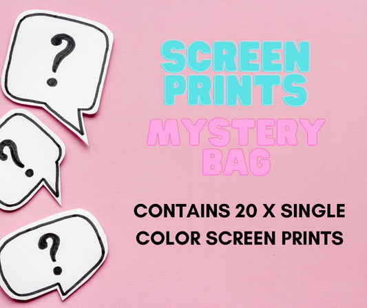 Mystery Bag - 20 x SCREEN PRINTS