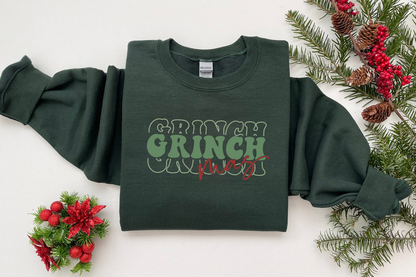 GrinchMas [DTF] | Ready to Apply | This is a Physical Product | Transfer |